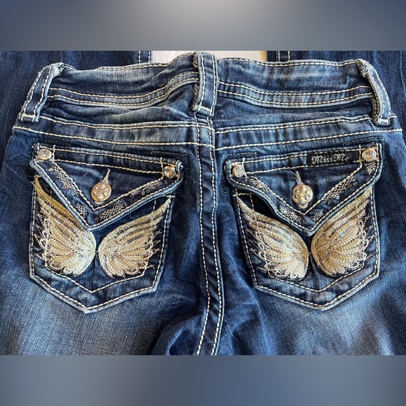 Miss Me girl’s bootcut jeans. Size 10. - Picture 4 of 5